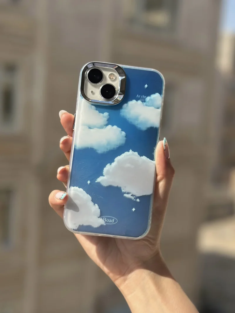 قاب گوشی آسمون آبی