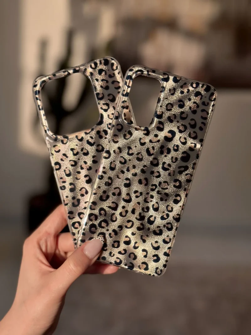 قاب گوشی پلنگی ریز